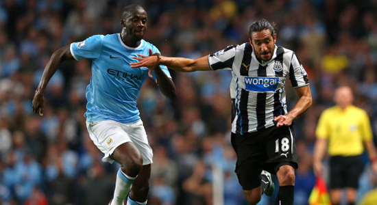 Яя Туре против Хонаса Гутьерреса, Getty Images