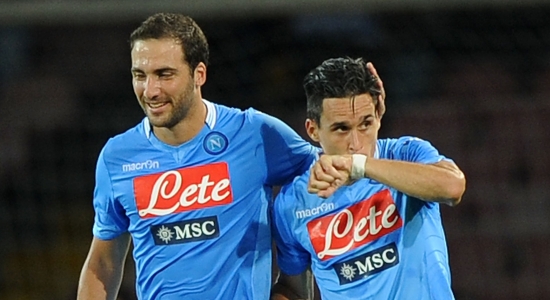 Кальехон (справа) забил дебютный гол в Серии А, фото Getty Images