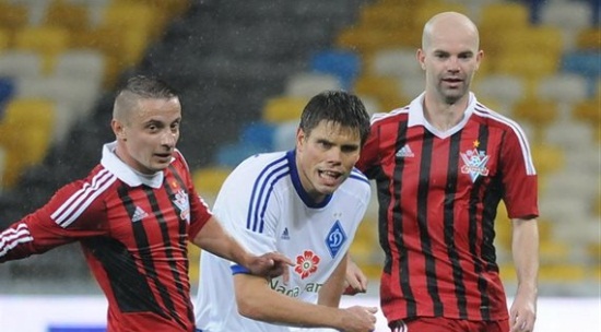 Вукоевич в матче с Актобе, Football.ua