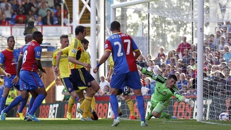 Кристал Пэлас бьет Сандерленд