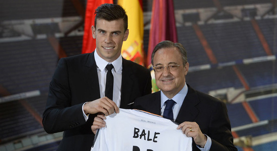 Гарет Бэйл и Флорентино Перес, skysports.com