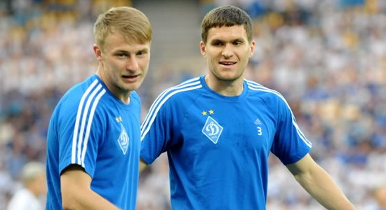 Роман Безус и Евгений Селин, фото Ильи Хохлова, Football.ua