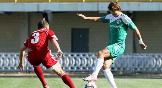 Павел Ребенок в матче против Волыни. Фото Олега Дубины, Football.ua