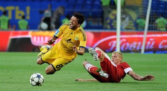 Емельянов в матче с Металлистом, Football.ua