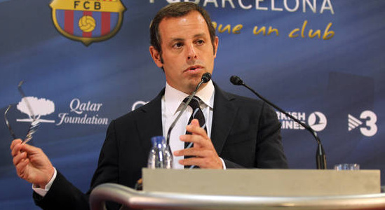 Президент Барселоны Сандро Росель. Фото fcbarcelona.com