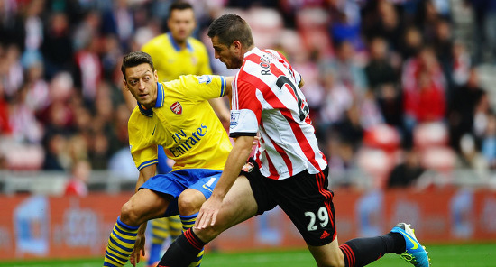 Месут Езил уже помогает Арсеналу. Фото Sky Sports