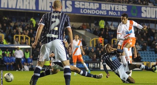 Гол Инса не помог Блэкпулу победить, фото bbc.co.uk