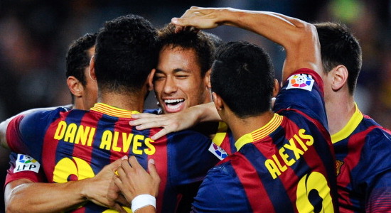 В активе Неймара гол+пас. Фото Getty Images