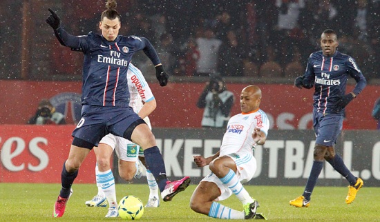 В прошлом матче на Велодроме Ибра отличился дублем, Getty Images