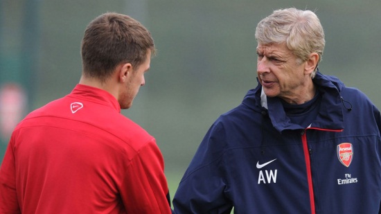 Аарон Рэмси и Арсен Венгер, Getty Images