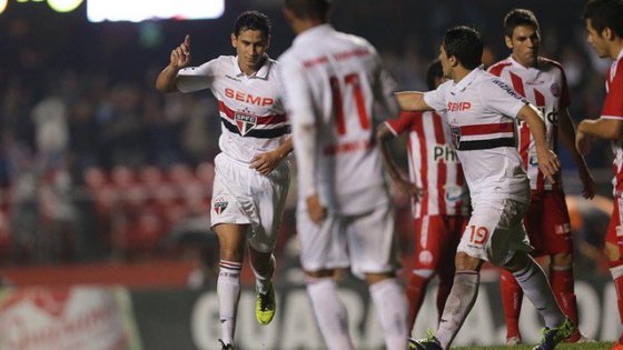 Гансо: первый гол в чемпионате, зато какой! фото saopaulofc.net