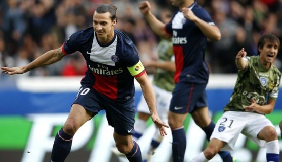 Ибра празднует второй гол, Getty Images