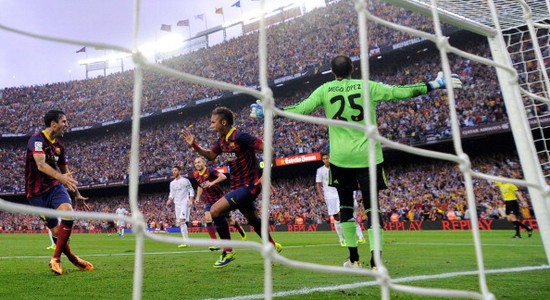 Барса прервала серию неудачных Класико. Фото Getty Images
