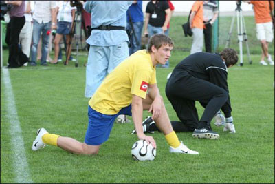 Александр Гладкий на тренировочном сборе национальной команды, gpu-ua.info