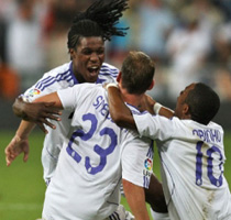 Снайдер с Дренте и Робиньо