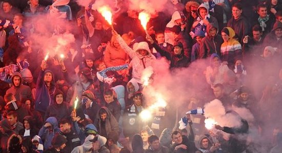 Болельщики Динамо, фото Ильи Хохлова, Football.ua
