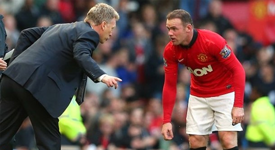 Мойес дает указания Руни, фото PA