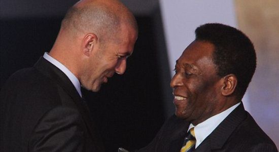 Зидан и Пеле, goal.com