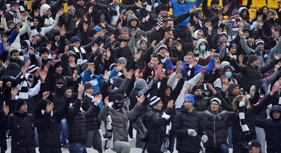 Болельщики Зари. Фото Алексея Ковалева, Football.ua