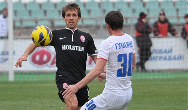 Григорий Ярмаш в матче против Таврии. Фото Football.ua