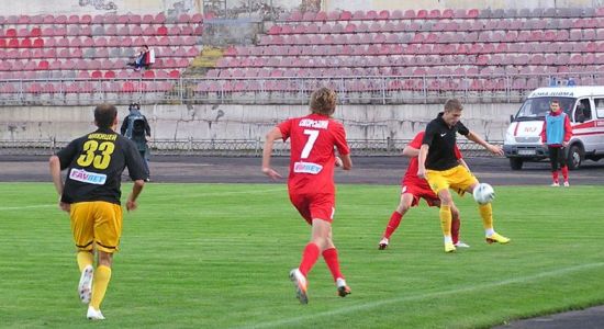 Свой лучший матч Александрия, пожалуй, сыграла в Алчевске, фото fcstal.lg.ua