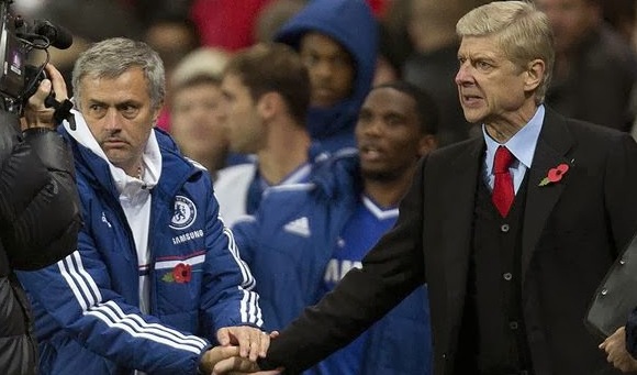 Жозе Моуриньо и Арсен Венгер, фото АР