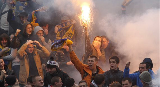 Фанаты Металлиста. © Олег Дубина, Football.ua