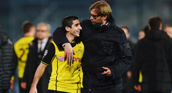 Генрих Мхитарян и Юрген Клопп, Getty Images