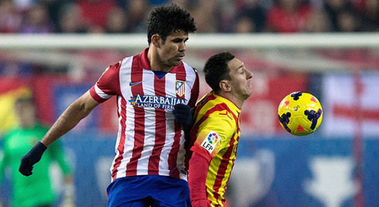 Коста и Месси, как и все остальные, забить не сумели. Фото Getty Images