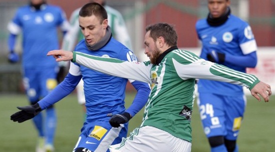 Коркишко в матче с Богемианс, фото fotbal.idnes.cz