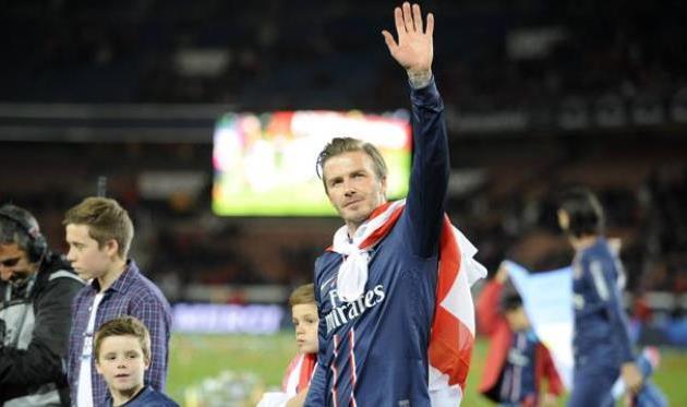 Дэвид Бекхэм, Фото Leparisien.fr