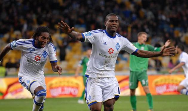 Браун Идейе и Дьемерси Мбокани. © ИЛЬЯ ХОХЛОВ, Football.ua