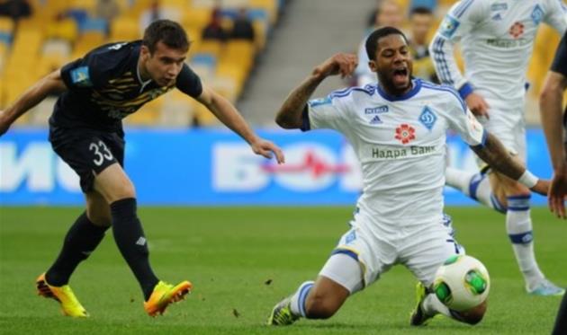 Мамутов в матче с Динамо, фото Football.ua