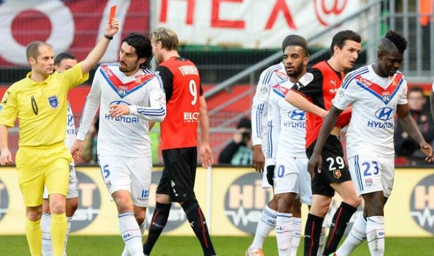 Умтити оставил Лион в меньшинстве, Getty Images