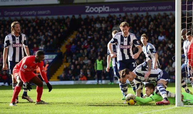 Коло Туре в игре с Вест Бромвичем, Getty Images