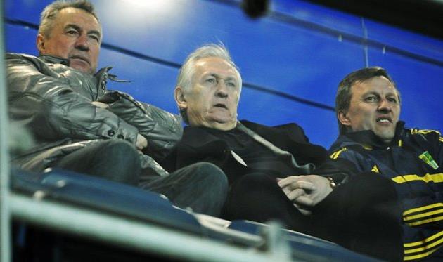 Михаил Фоменко (в центре), © Михаил Масловский, Football.ua