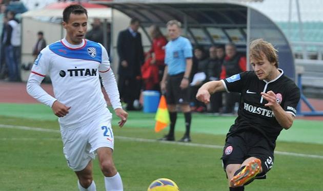 Коробка против Хомченовского, фото Алексея Ковалева, Football.ua