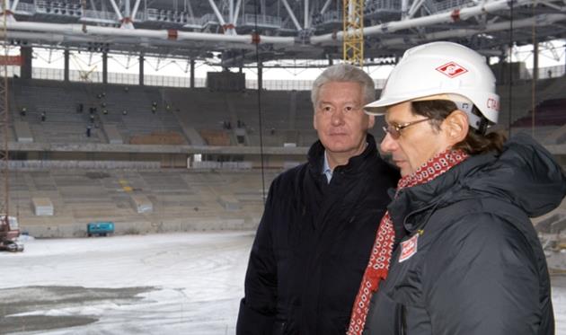 Сергей Собянин и Леонид Федун, фото Пресс-службы Мэра и Правительства Москвы