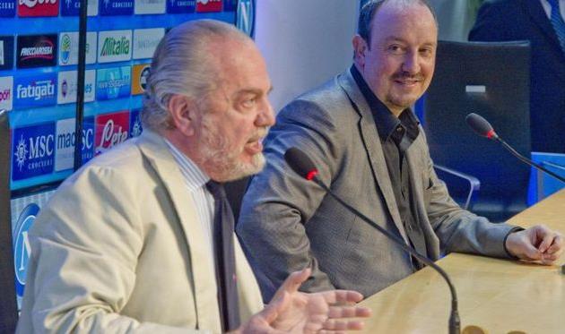 Аурелио Де Лаурентис и Рафа Бенитес, фото corrieredellosport.it