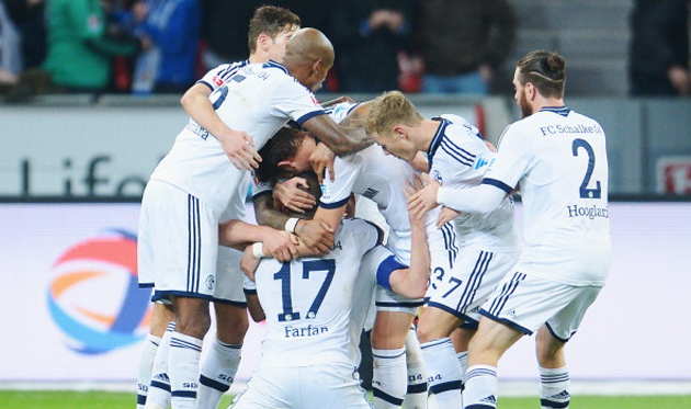 Шальке празднует успех, фото Getty Images