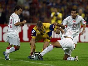 Единственная вторая игра в спаренных матчах, когда Украина проиграла