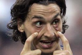 Ибра: неотразимый взгляд :) gazzetta.it