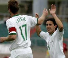 Лаврич радуется дублю, Reuters