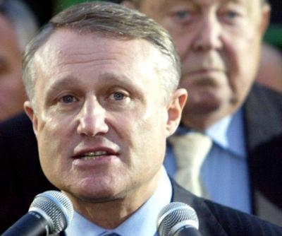 Григорий Суркис на фоне Леннарта Юханссона 