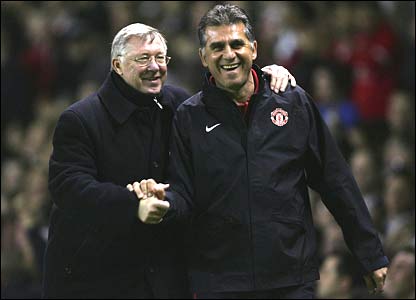 Сэр Алекс Фергюсон и Карлуш Кейруш, фото bbc.co.uk