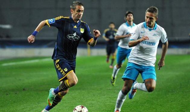 Девич в игре против Зенита, фото Михаила Масловского, Football.ua