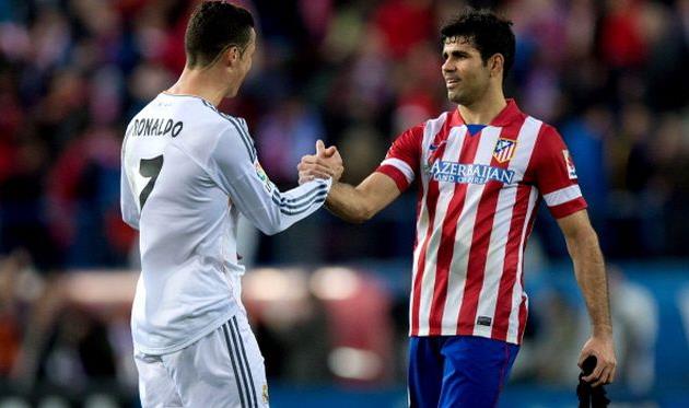 Криштиану Роналду и Диего Коста, фото Getty Images