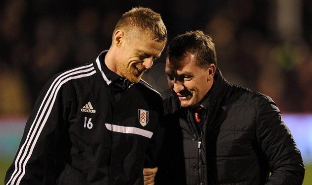 Дэмьен Дафф и Брендан Роджерс, Getty Images