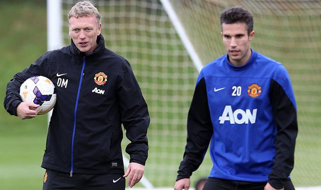 Дэвид Мойес и Робин ван Перси, Sky Sports