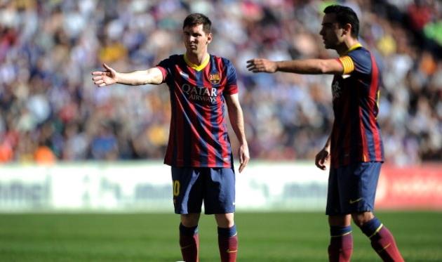 Лионель Месси и Хави, фото getty images